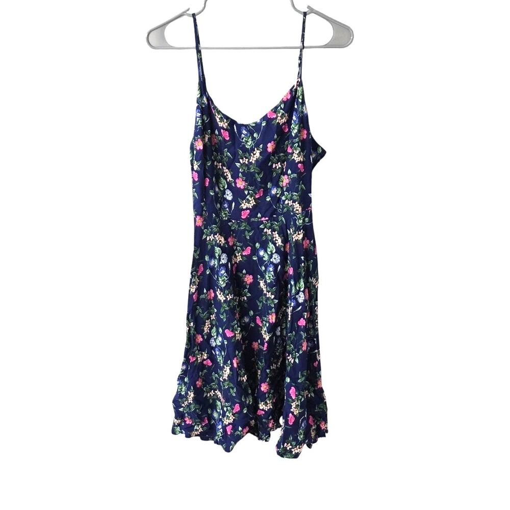 Old Navy Blue Floral Sundress - Large
